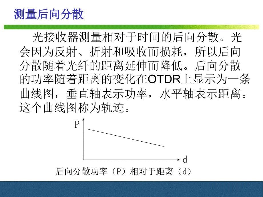 光时域反射仪（otdr）使用方法简谈安捷伦课件_第5页