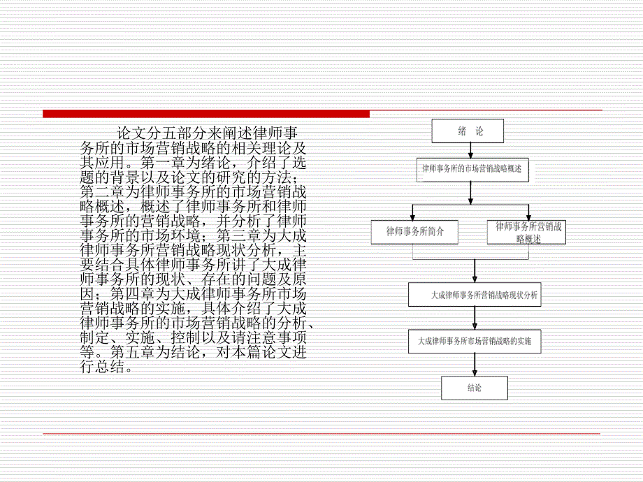 大成律师事务所市场营销战略研究论文答辩课件_第3页