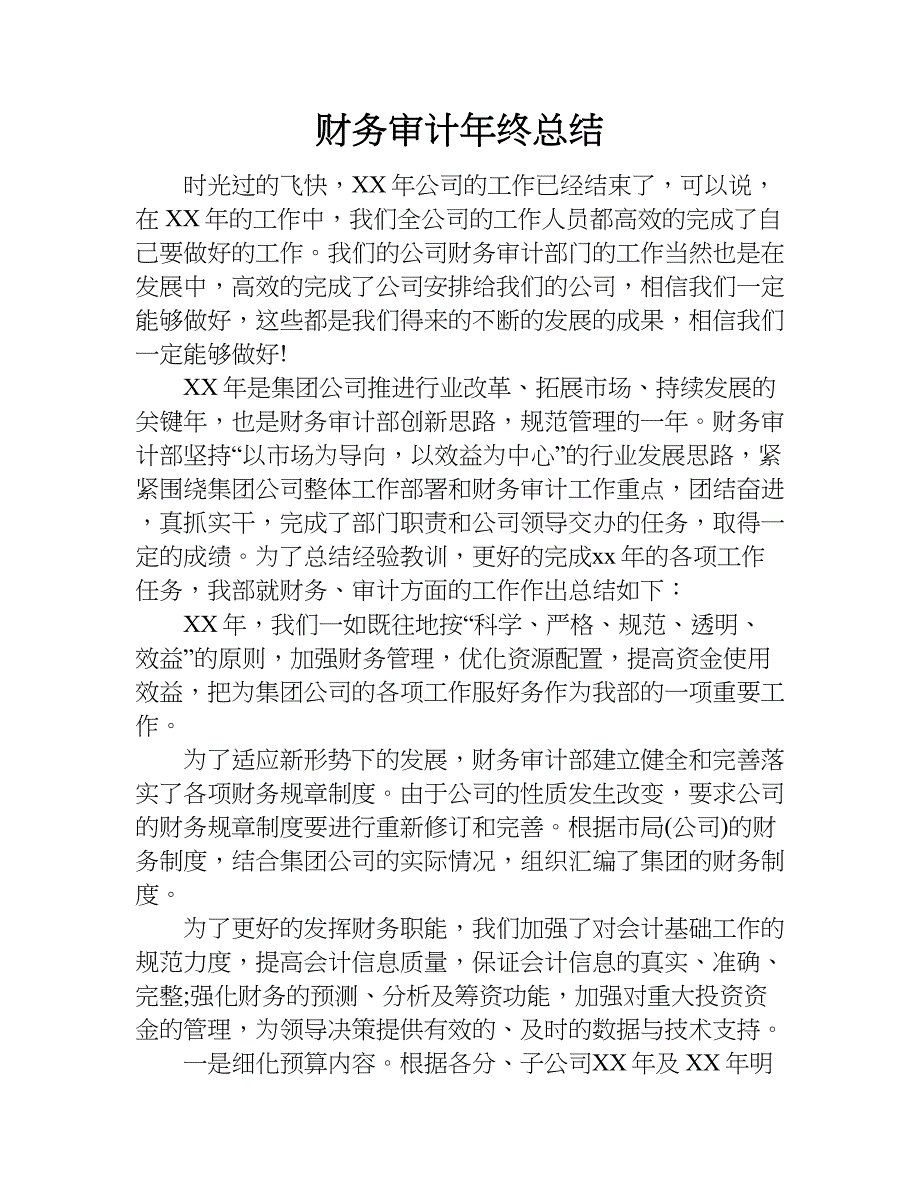 财务审计年终总结.doc_第1页