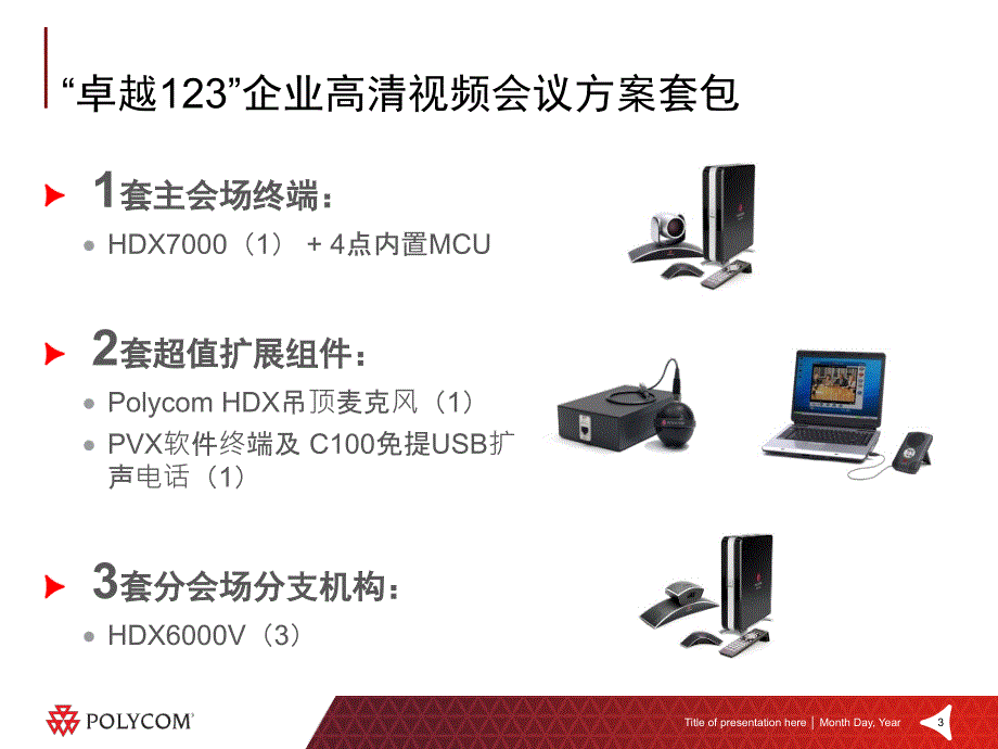 企业视频会议产品推介资料课件_第3页