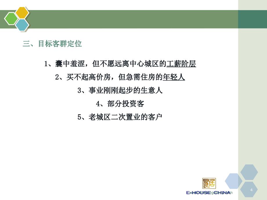 地产项目产品定位河南正商地产弓庄项目产品定位方案建议_第4页