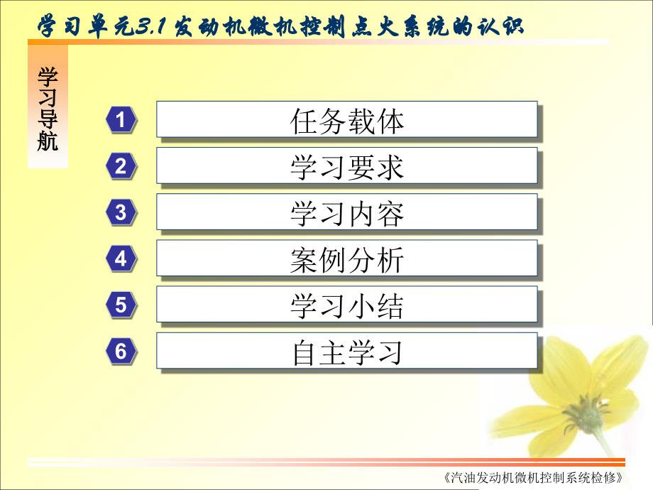 《汽油发动机微机控制系统检修》ppt电子课件教案31汽车发动机微机控制点火系统认识_第4页