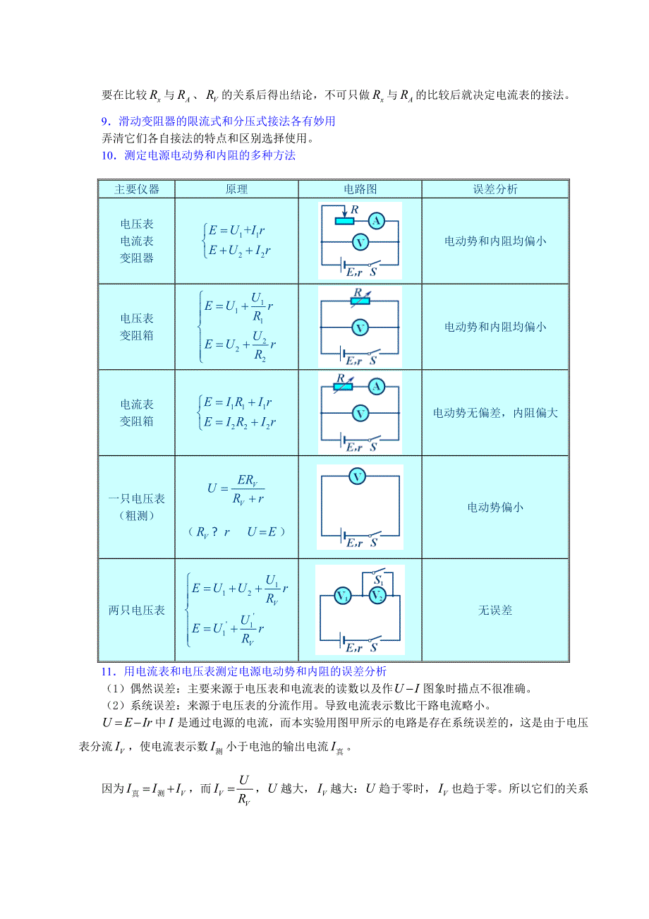 恒定电流_章末复习+静电习题(含答案)_第4页