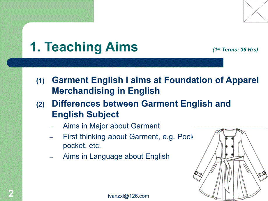 Major English I Introduction服装专业英语_第2页