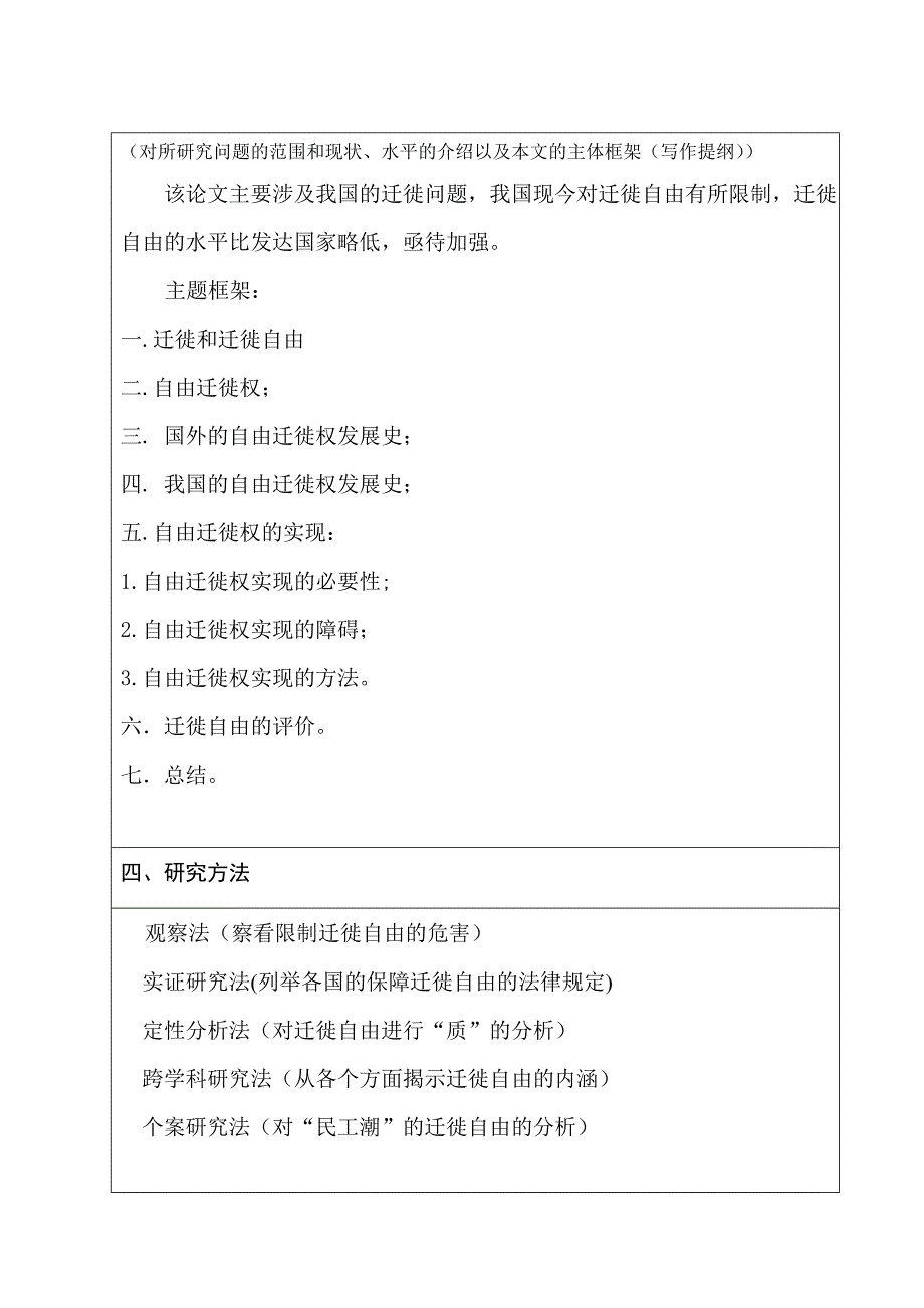 山东政法学院本科毕业论文(设计)开题报告_第4页