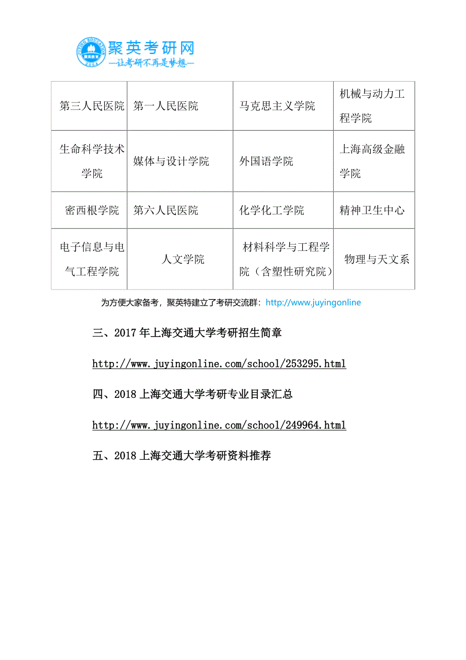 2018上海交通大学考研大纲及解读_第2页