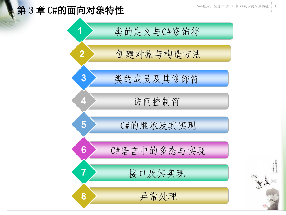 应用开发技术教学课件面向对象特性_第1页