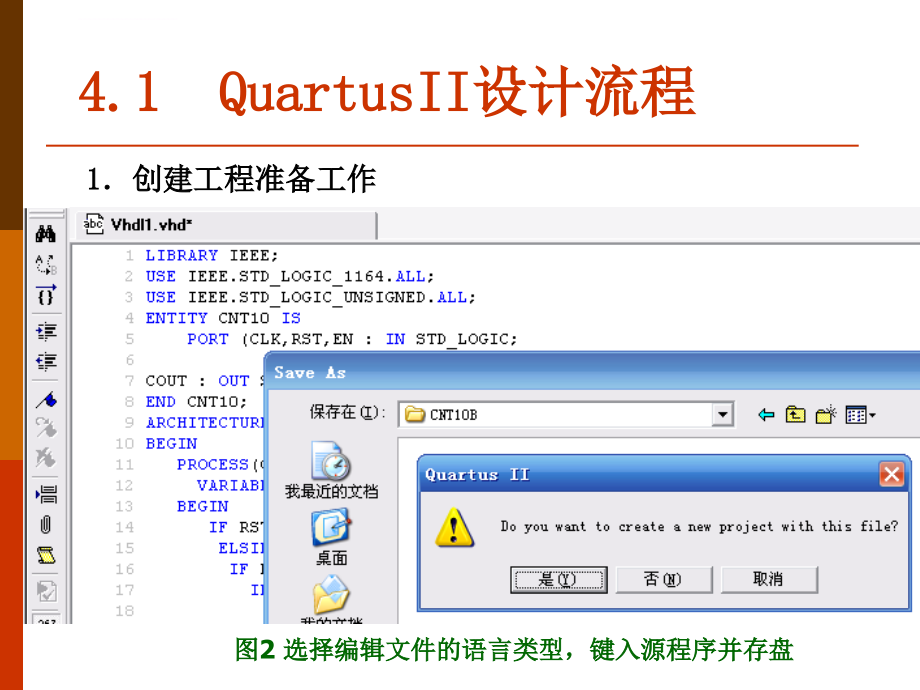 eda技术与vhdl-第二部分 qiartus ii 使用方法课件_第3页