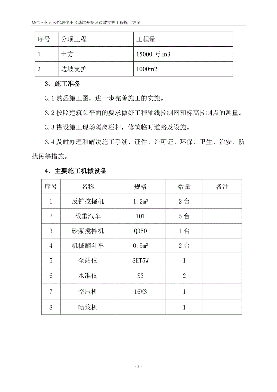 亿达二期基坑土方开挖及边坡支护工程专项方案_第3页