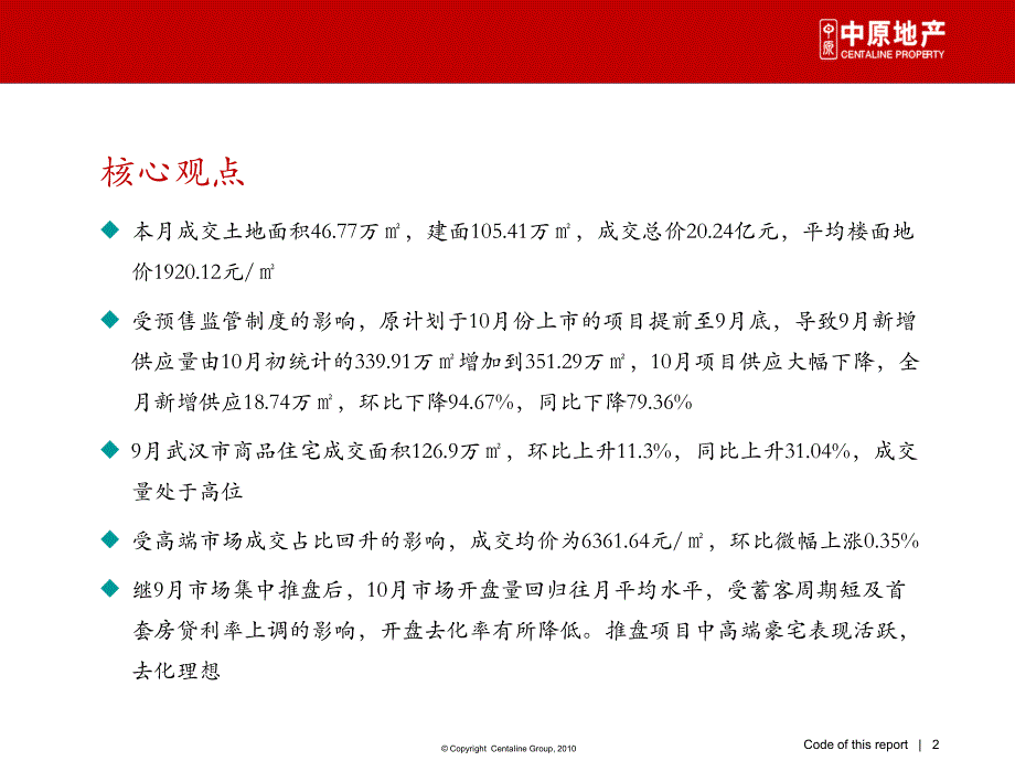 2012年10月武汉房地产市场研究报告（32页）_第2页