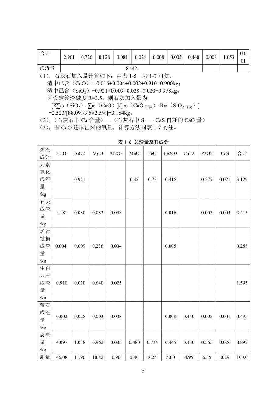 年产435万吨良坯的三吹二制氧气顶底复吹转炉炼钢车间设计推荐_第5页