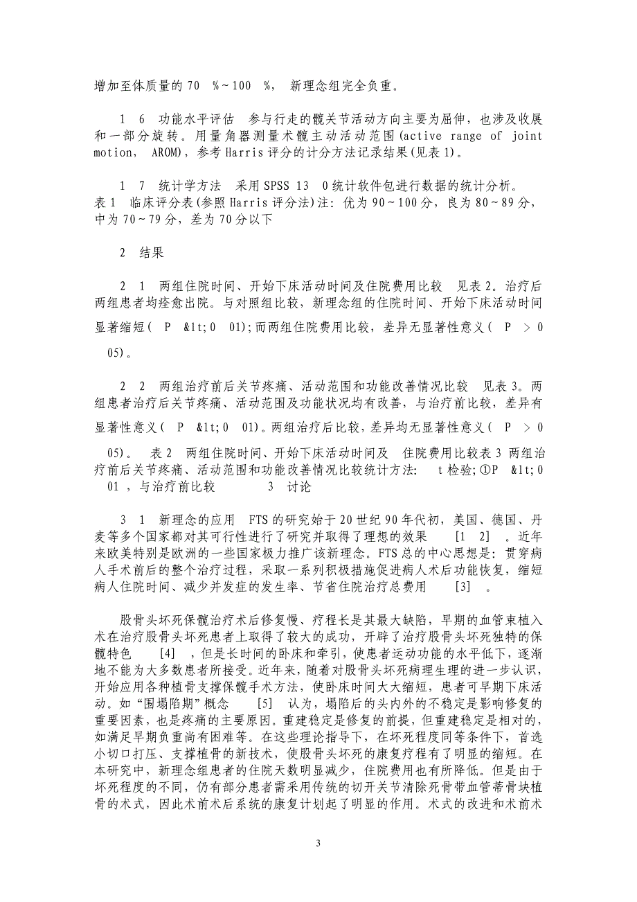 通过改善围手术期方案加快股骨头缺血性坏死保髋治疗的恢复_第3页