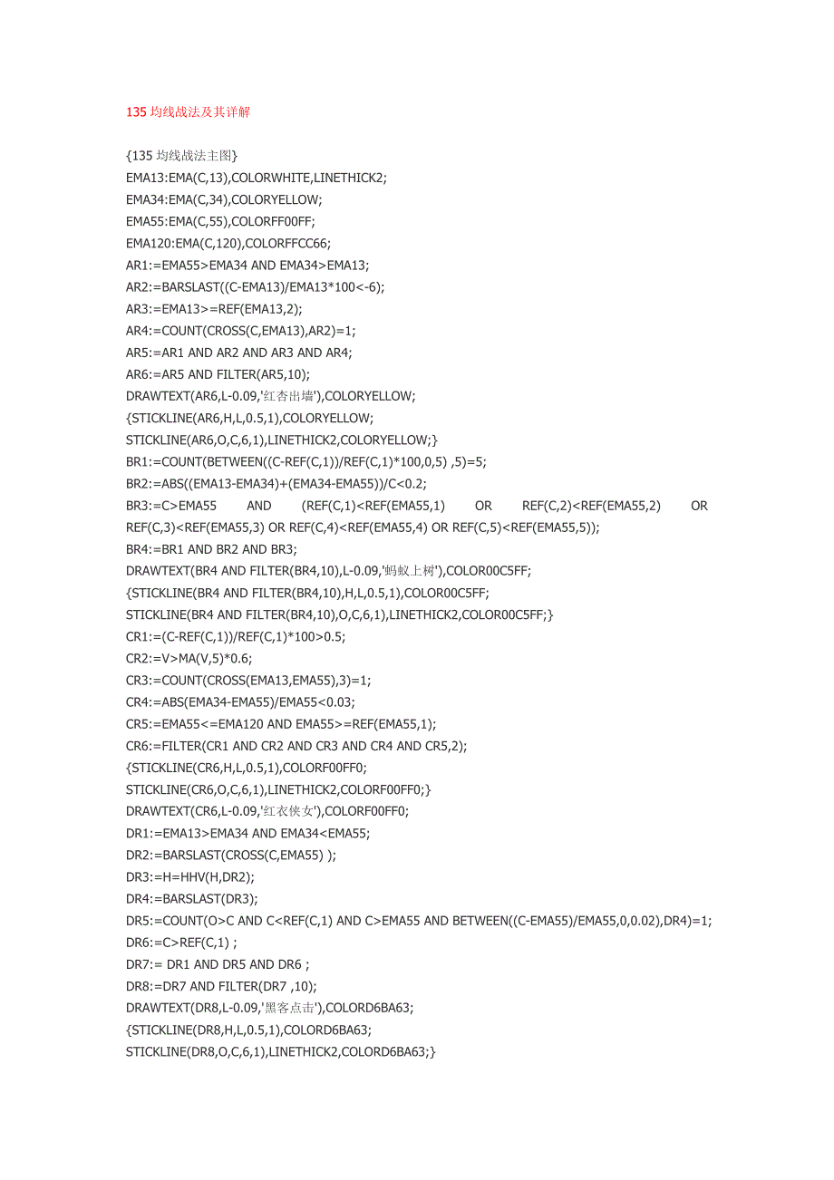 135均线战法及其详解_第1页