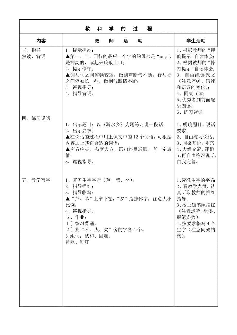 苏教版小学语文二上识字1教案_第5页