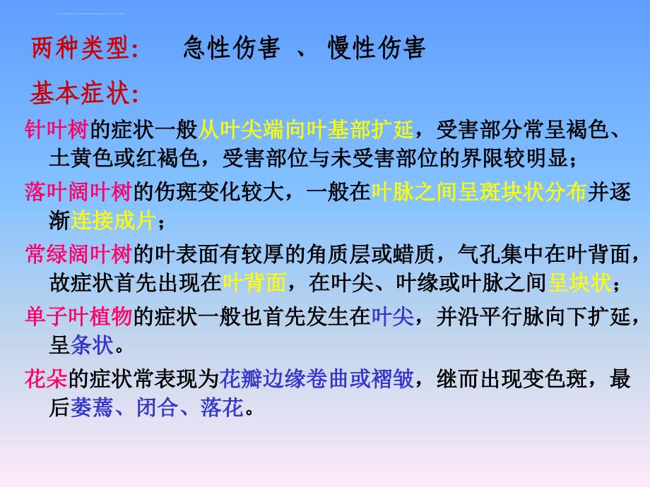 城市生态学第6章环境污染对植物的影响_第4页