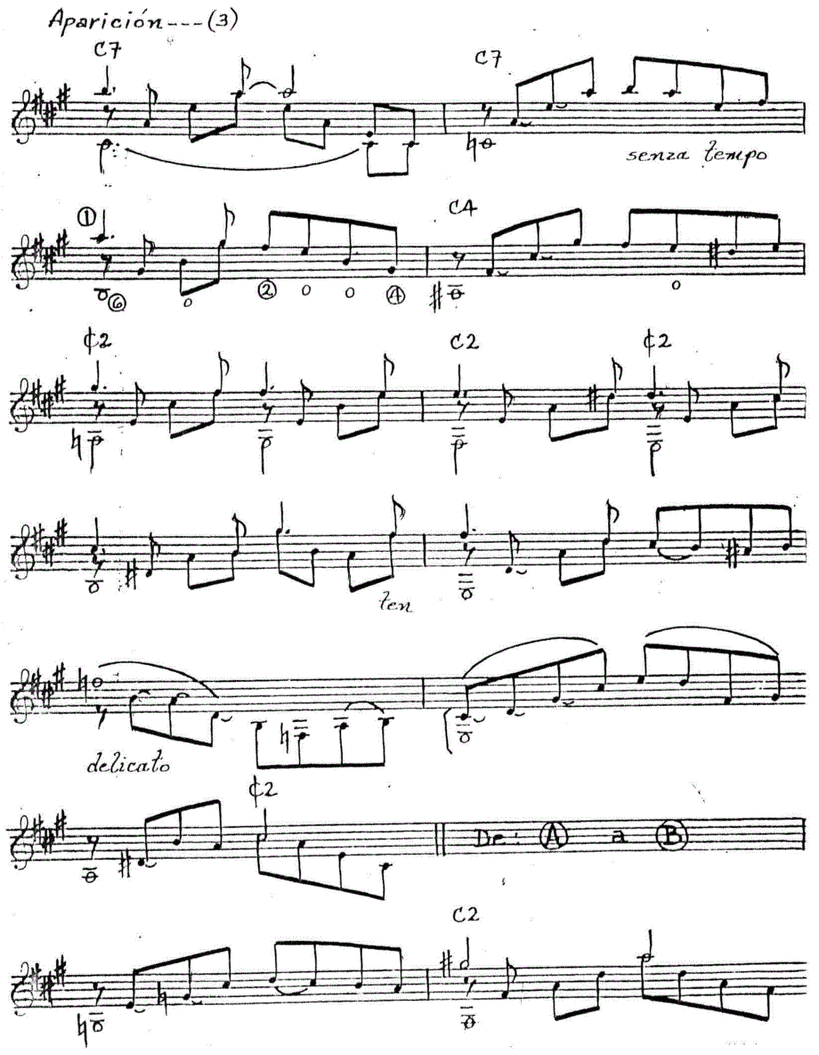 《TresInstantesdeAmor》古典吉他谱_第3页