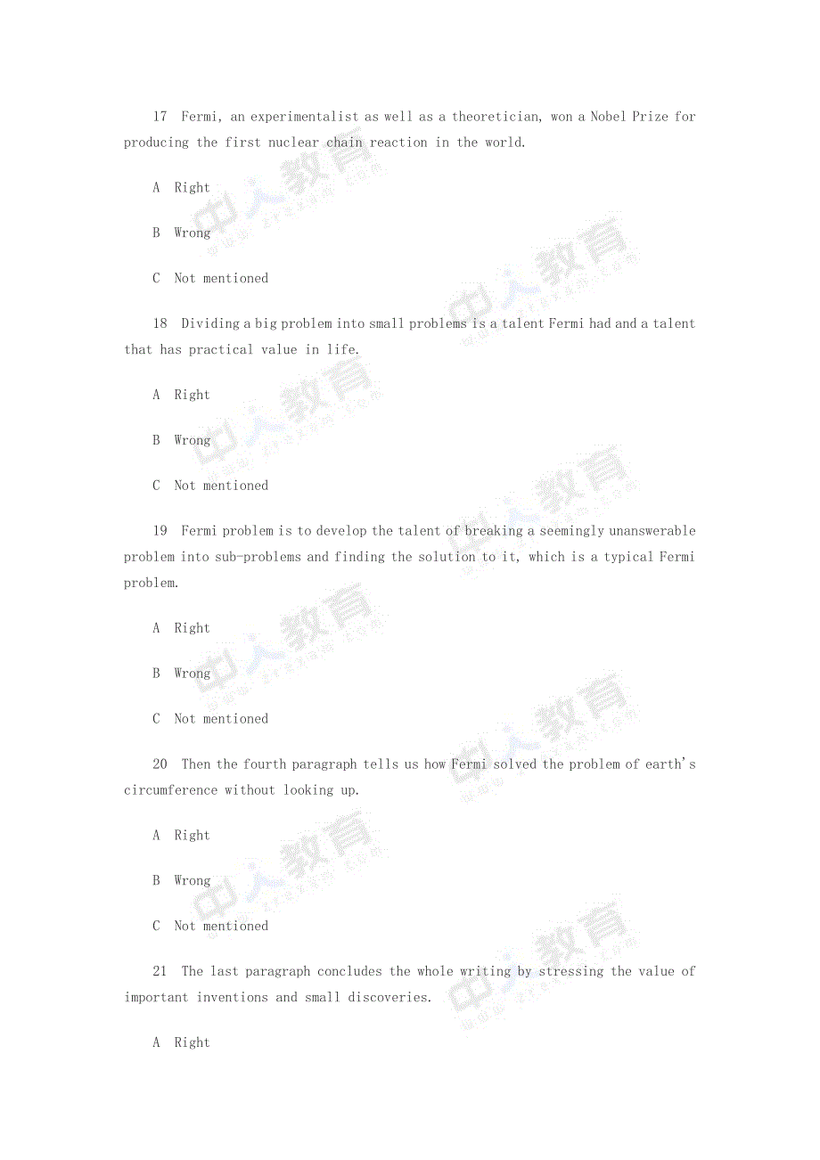 2016年职称英语考试卫生类模拟试题第六套_第4页