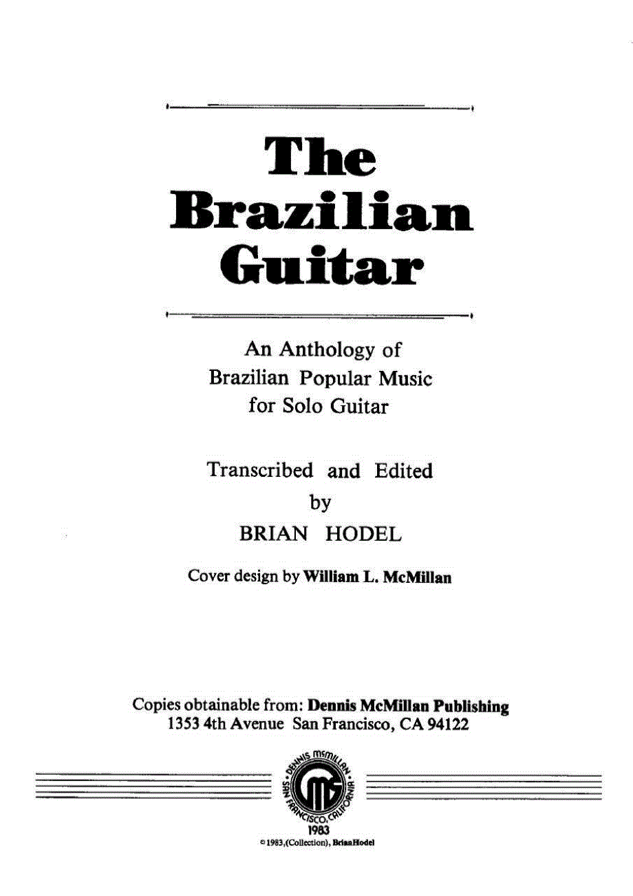 BrianHodel《巴西吉他TheBrazilianguitar》_第2页