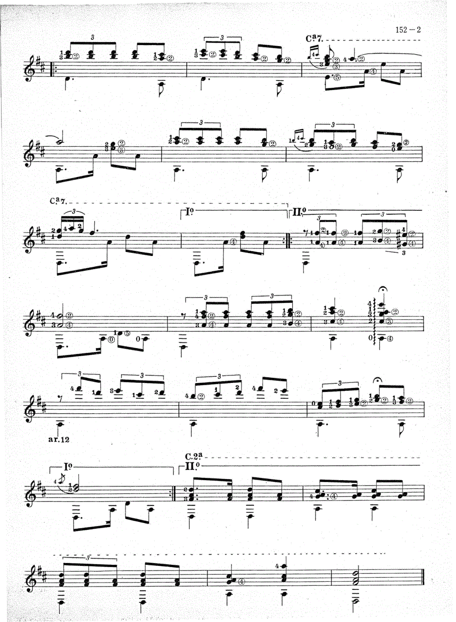 《白鸽-LaPaloma》吉他谱_第2页