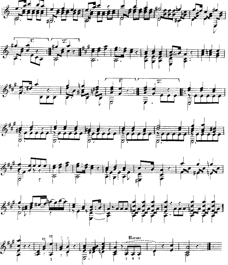 《索尔-op436首小品》古典吉他谱_第4页