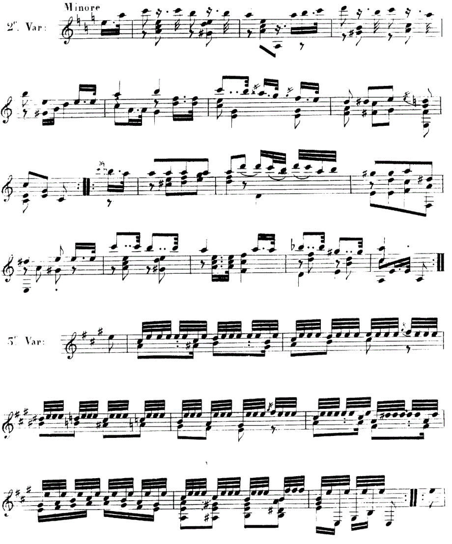 《索尔-op20引子，主题和变奏曲》古典吉他谱_第4页