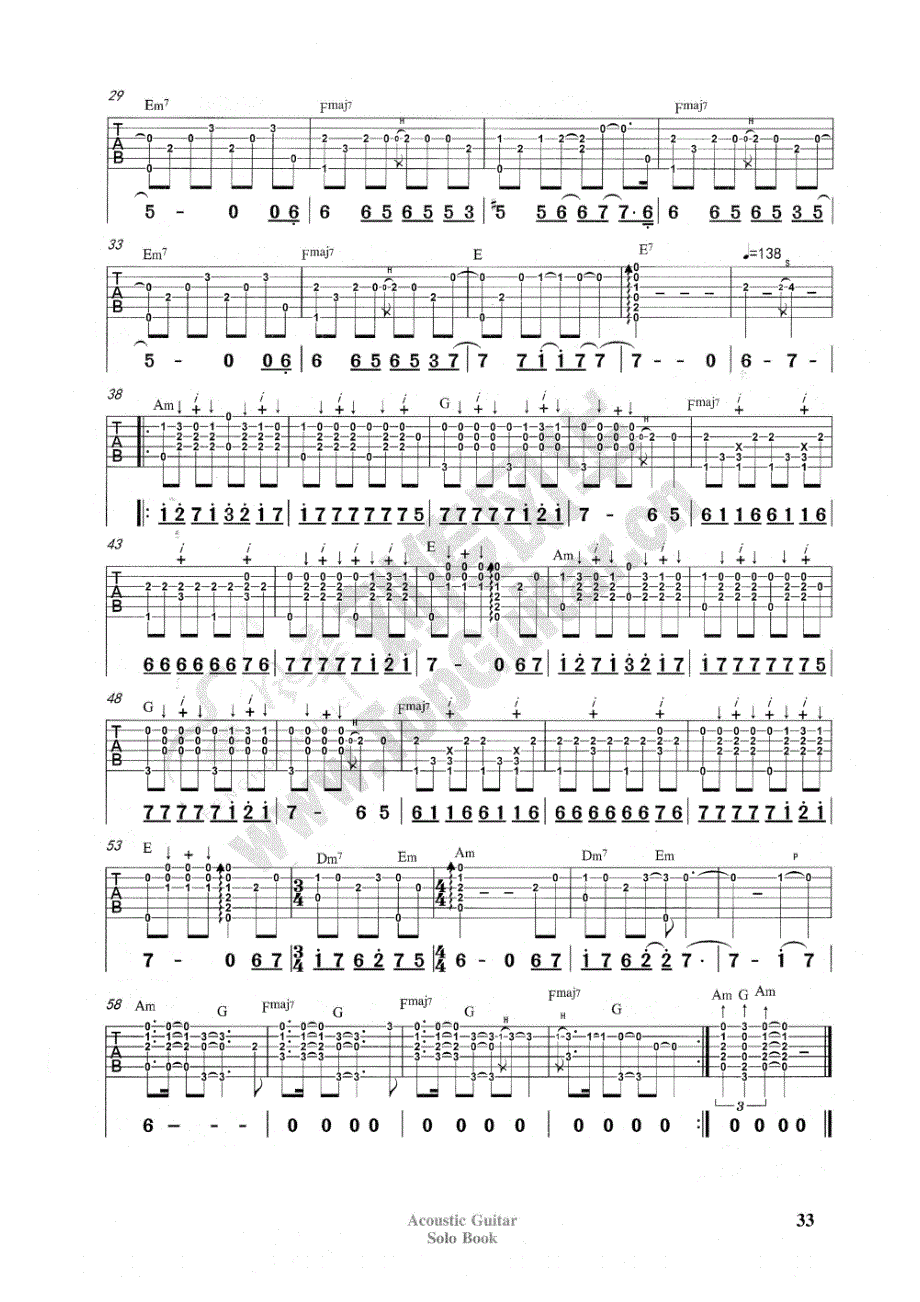 熊天平火柴天堂指弹吉他谱_第2页