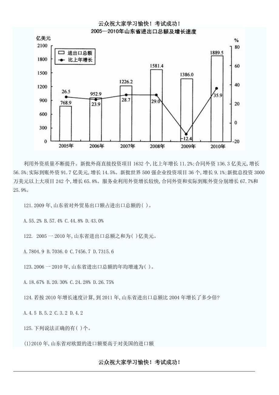 2014年红河州公务员考试(资料分析)试题五_第2页