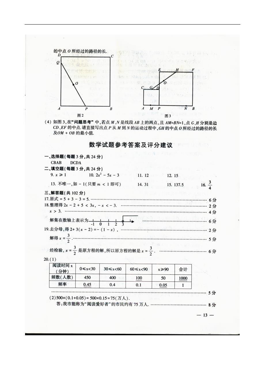 (试题)连云港市2014年中考数学试题及答案_第5页
