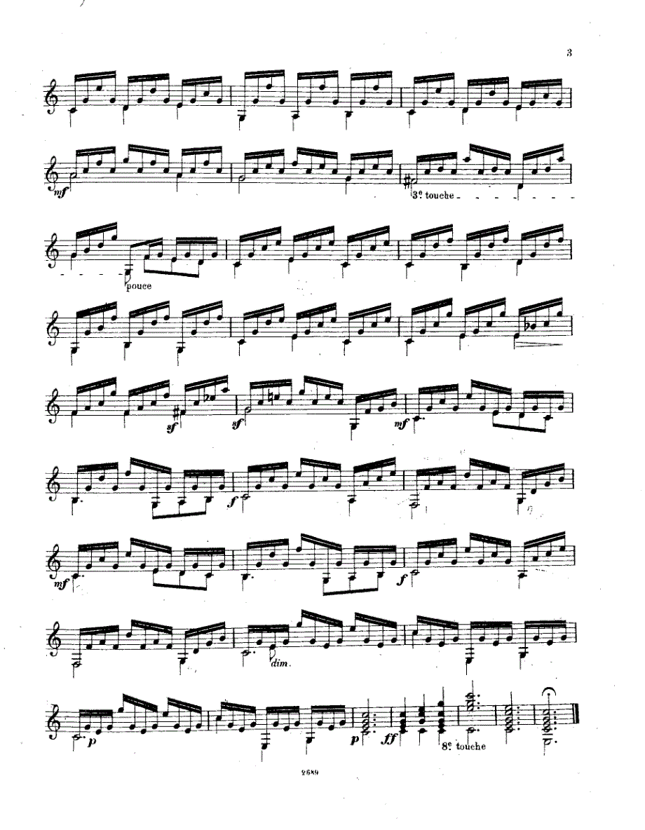 卡尔卡西《op26,6Caprices》吉他谱_第3页