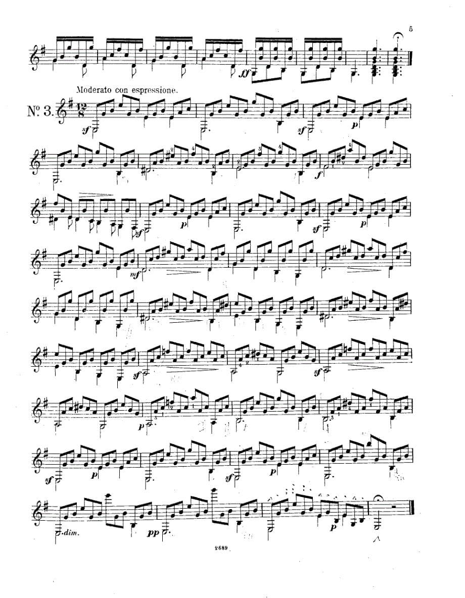 卡尔卡西《op26,6Caprices》吉他谱_第5页
