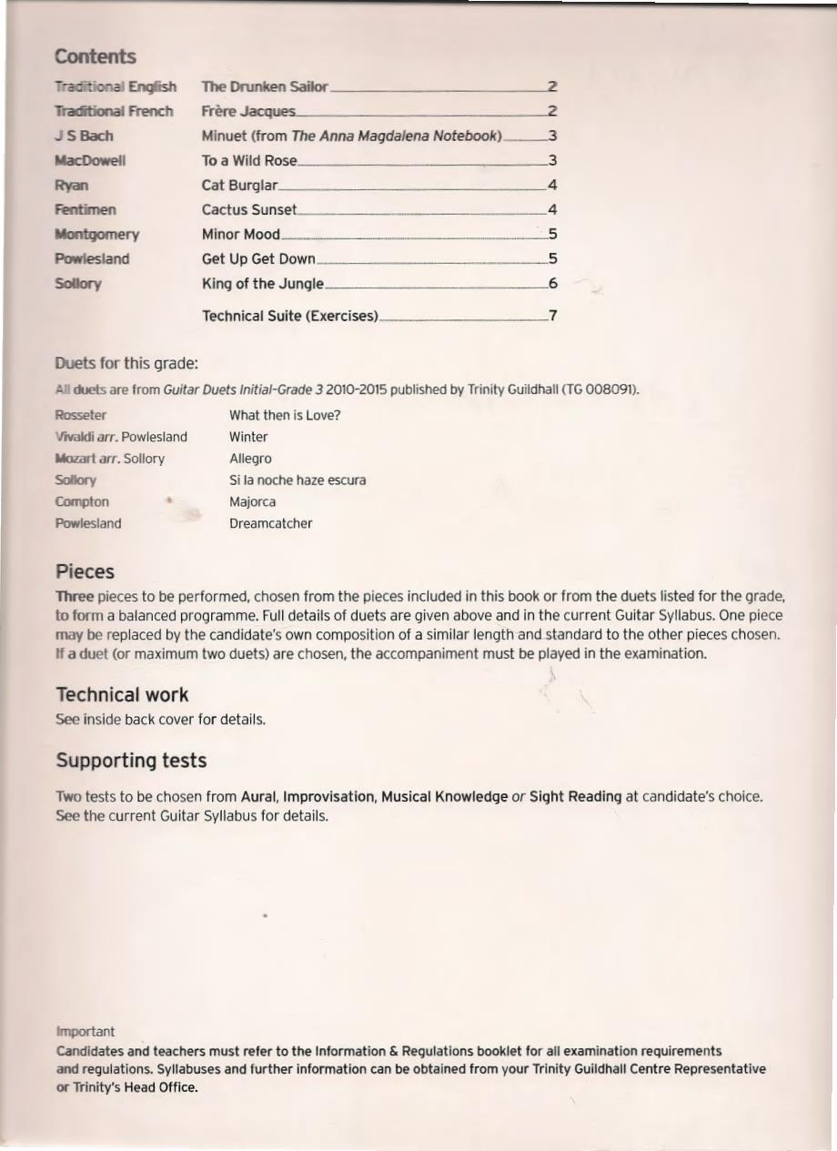 英国考级《trinityguitargradeinitial》吉他书_第2页
