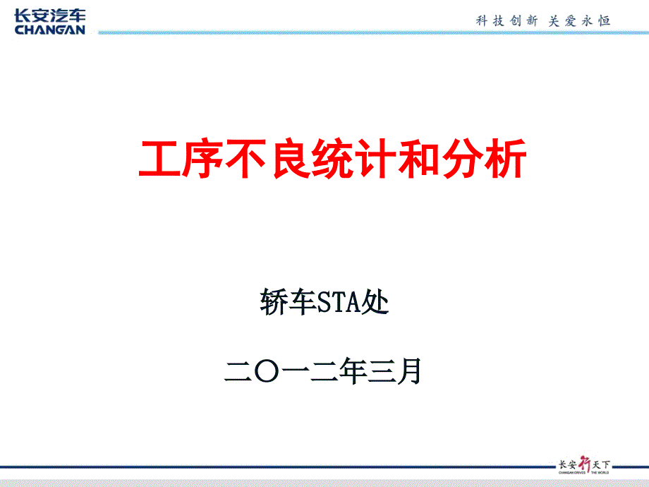 工序不良统计和分析_第1页