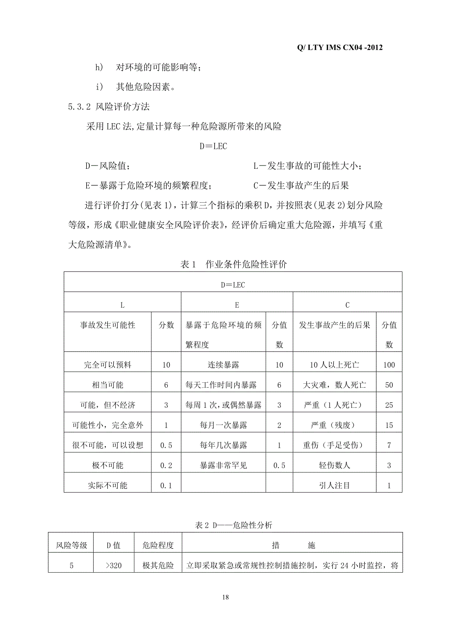 危险源辨识、评价、风险控制程序_第4页