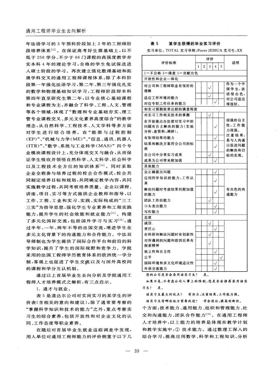 通用工程师毕业生去向解析———基于北航中法工程师学院的案例_第5页