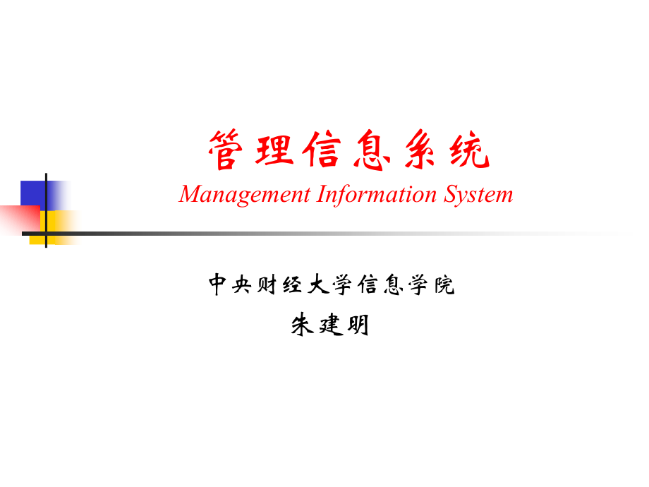 管理信息系统—精品课程_部分1（共计1019页）_第1页