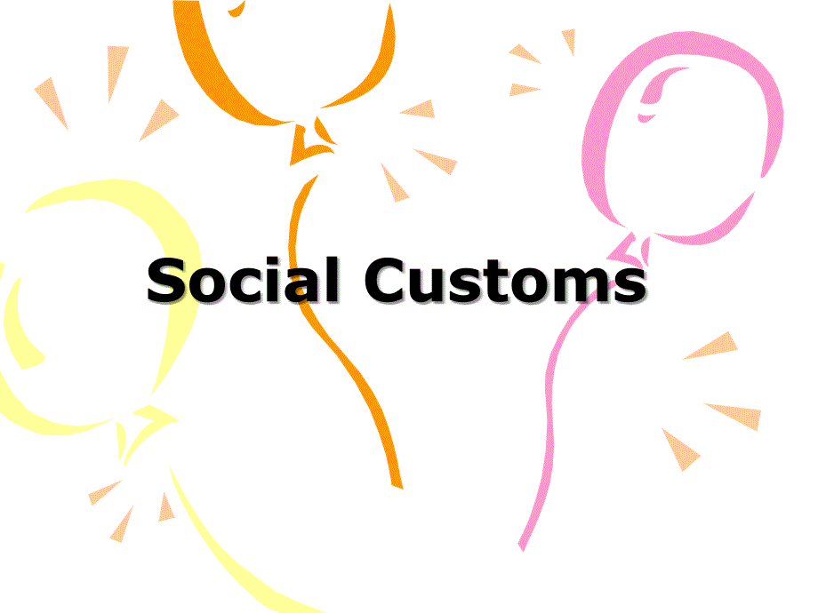 Social_Customs_第1页