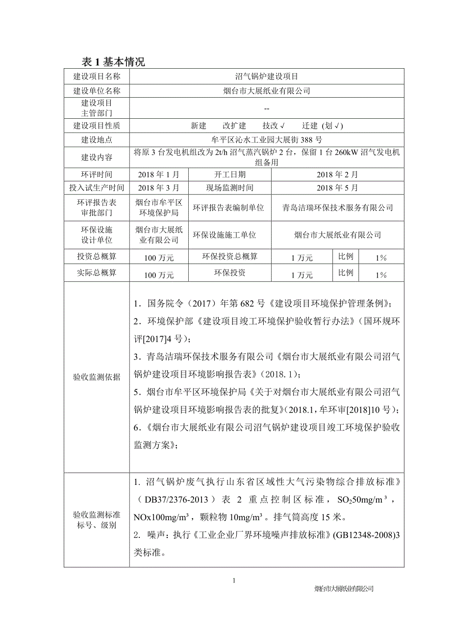 沼气锅炉建设项目竣工环保验收监测报告表_第4页