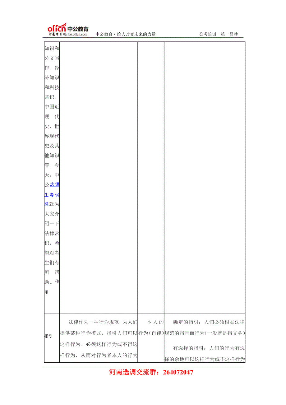 2014选调生考试公共基础：法律常识(1)_第2页