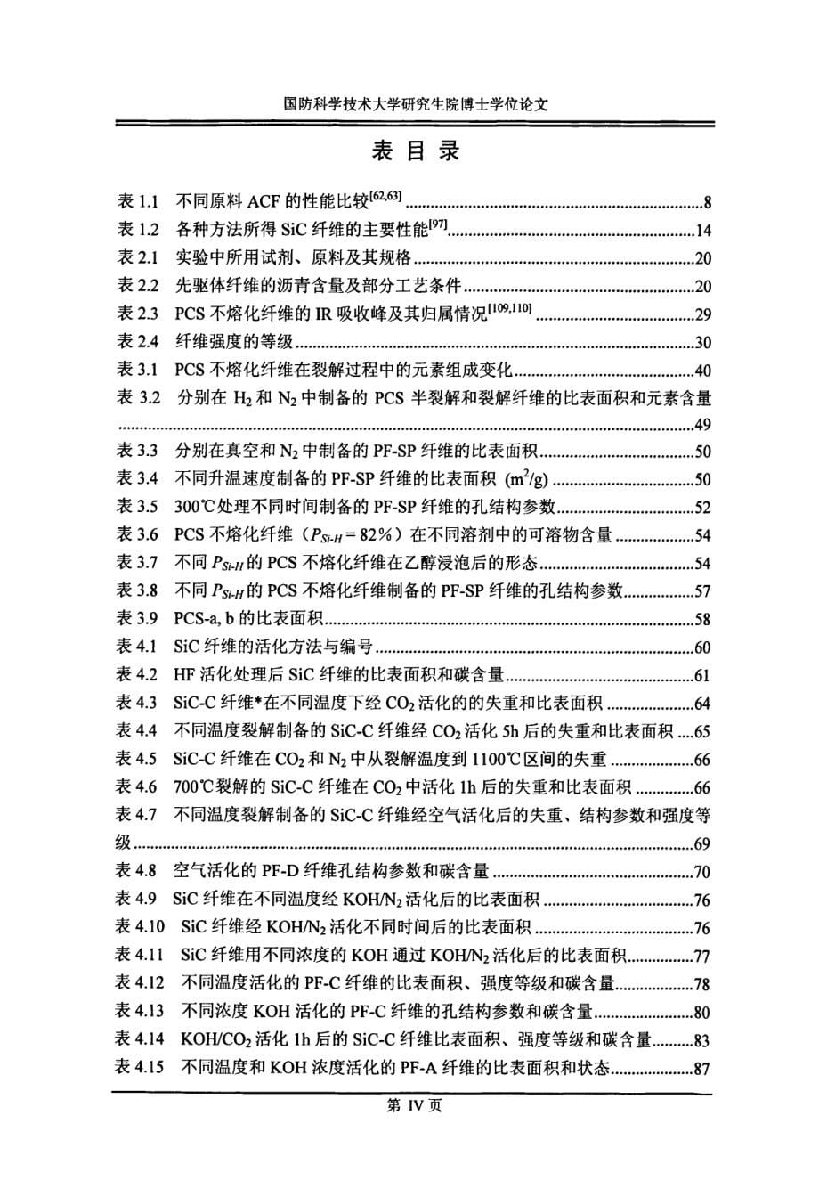 先驱体法制备SIC陶瓷多孔吸附纤维的研究_第5页