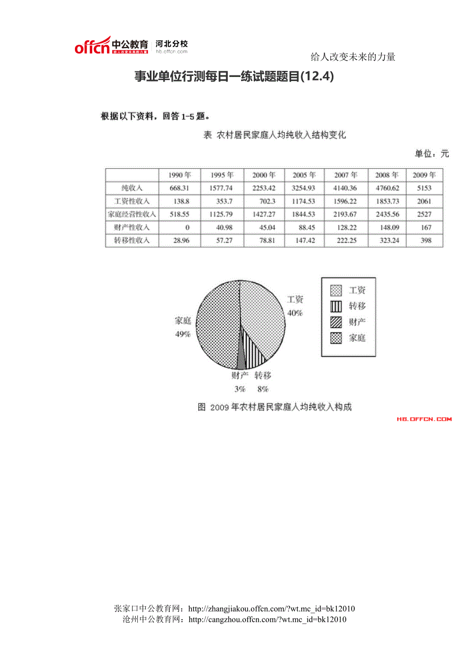 事业单位行测每日一练试题题目(12.4)_第1页