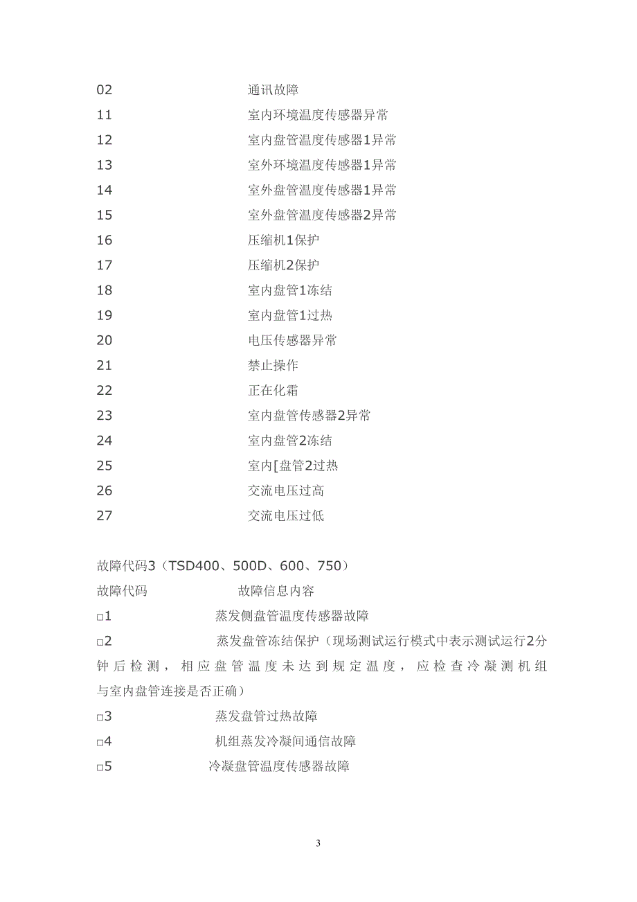 天加空调故障代码_第3页