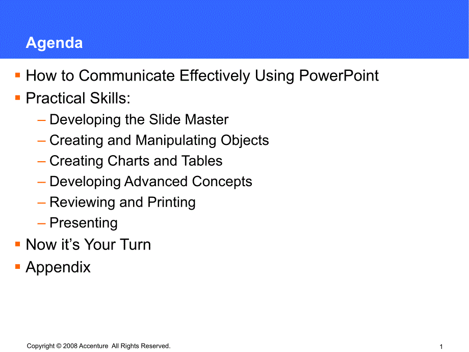 Power up Your PowerPoint Skills  埃森哲制作技巧及素材_第2页
