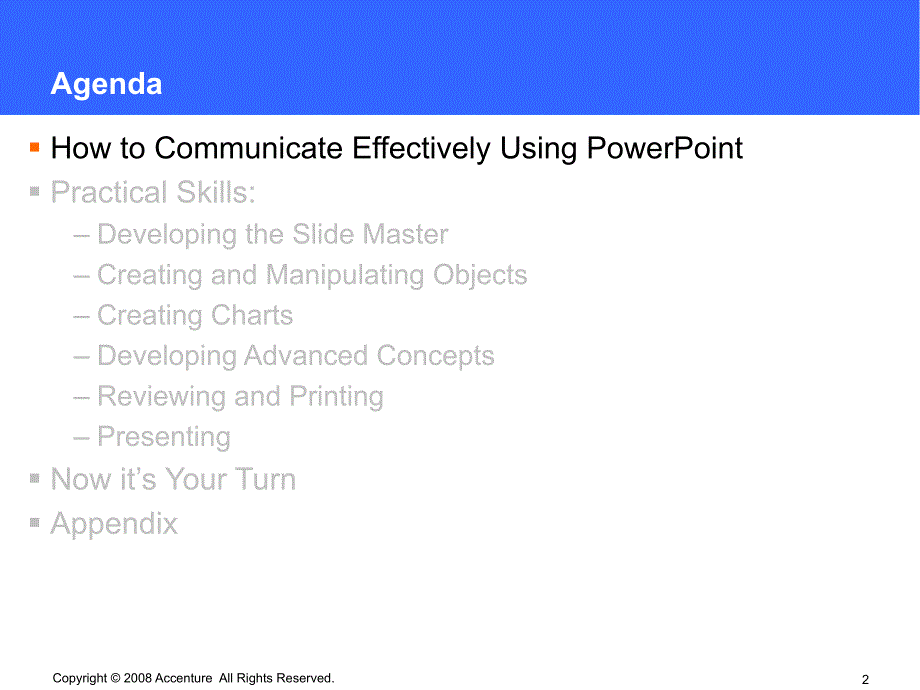 Power up Your PowerPoint Skills  埃森哲制作技巧及素材_第3页