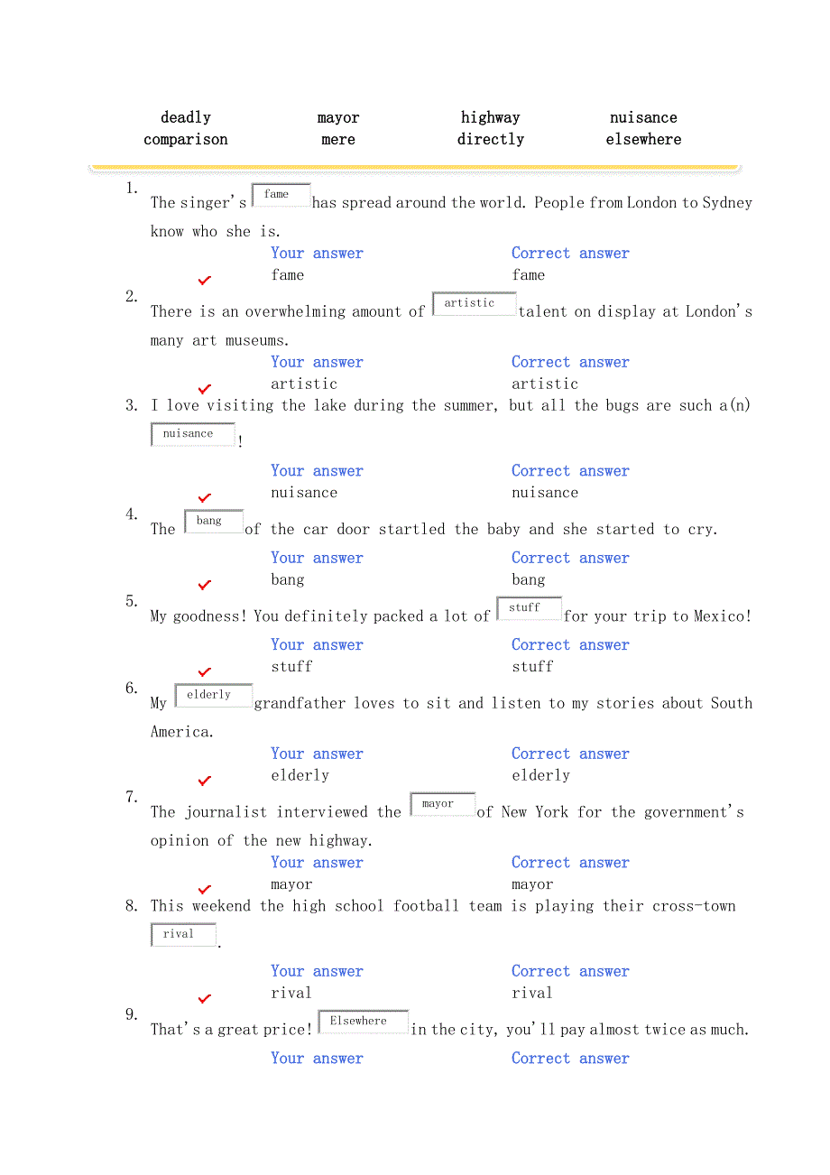 unit8新标准大学英语 视听说 综合教程 网上作业 答案_第2页