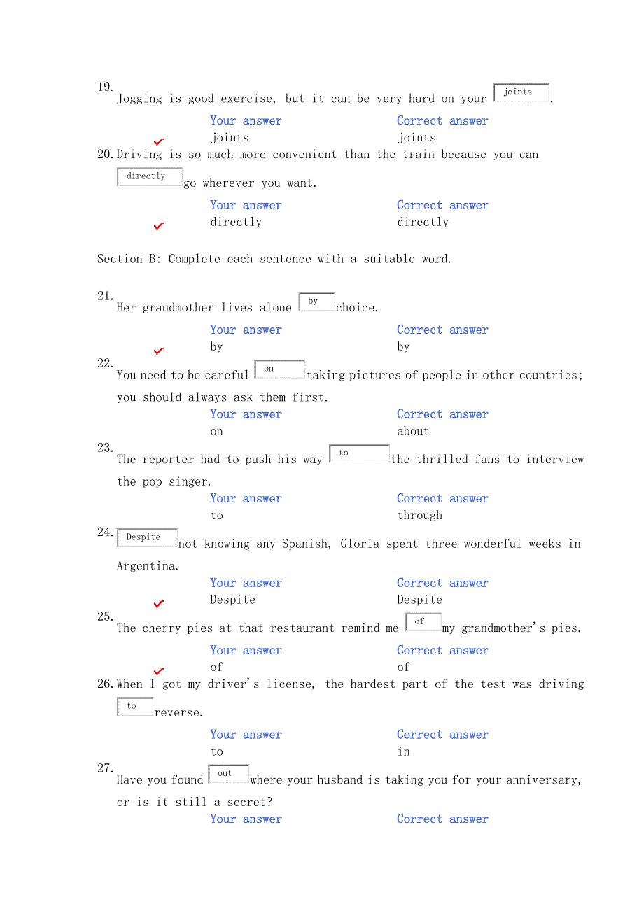 unit8新标准大学英语 视听说 综合教程 网上作业 答案_第4页