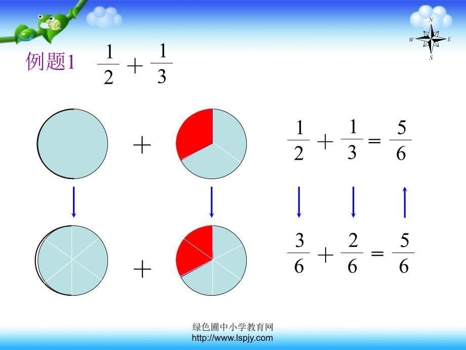 西师版小学五年级下册数学《异分母分数加减法课件》优质课件教学_第5页