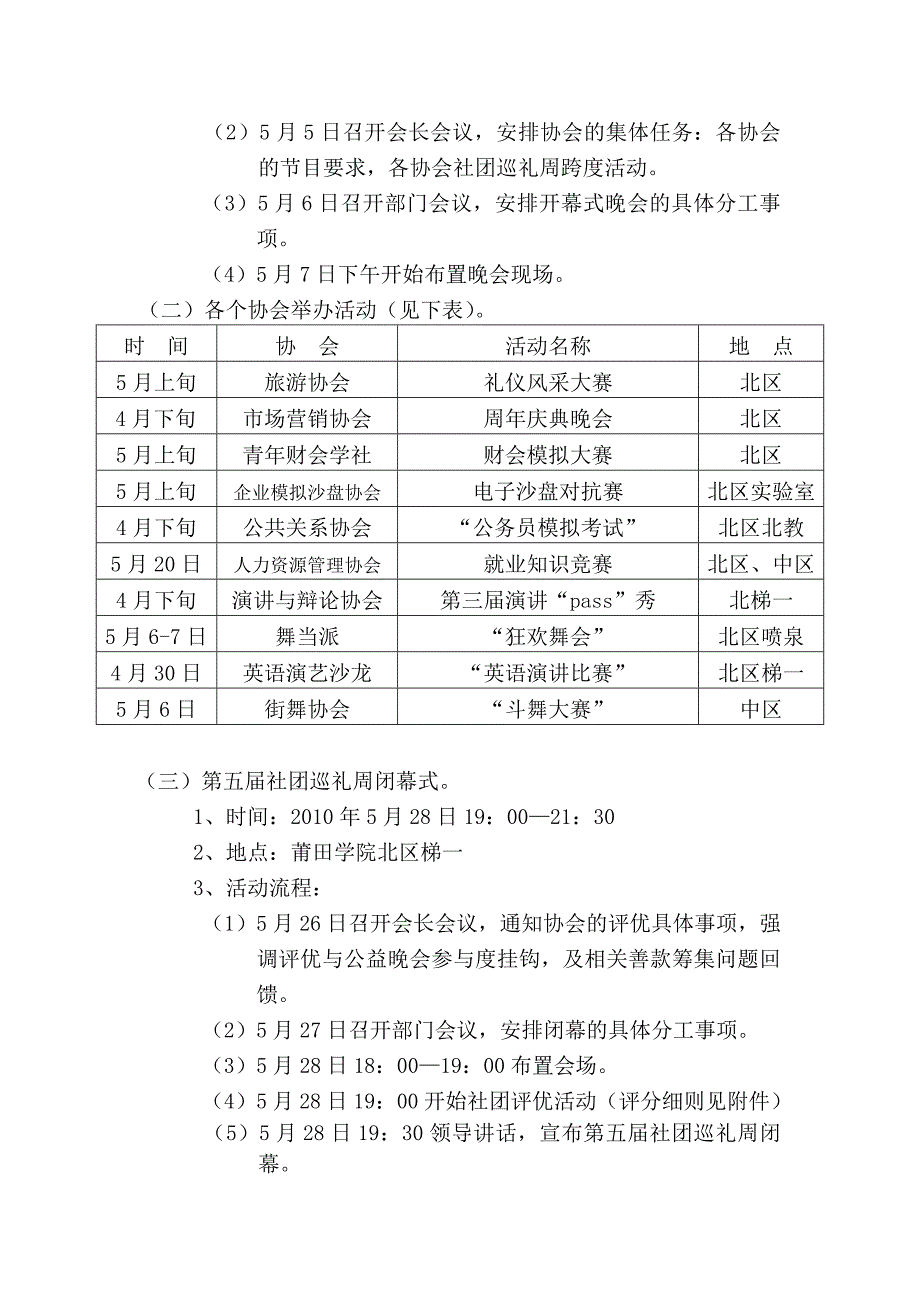 莆田学院管理学院巡礼周策划书_第4页