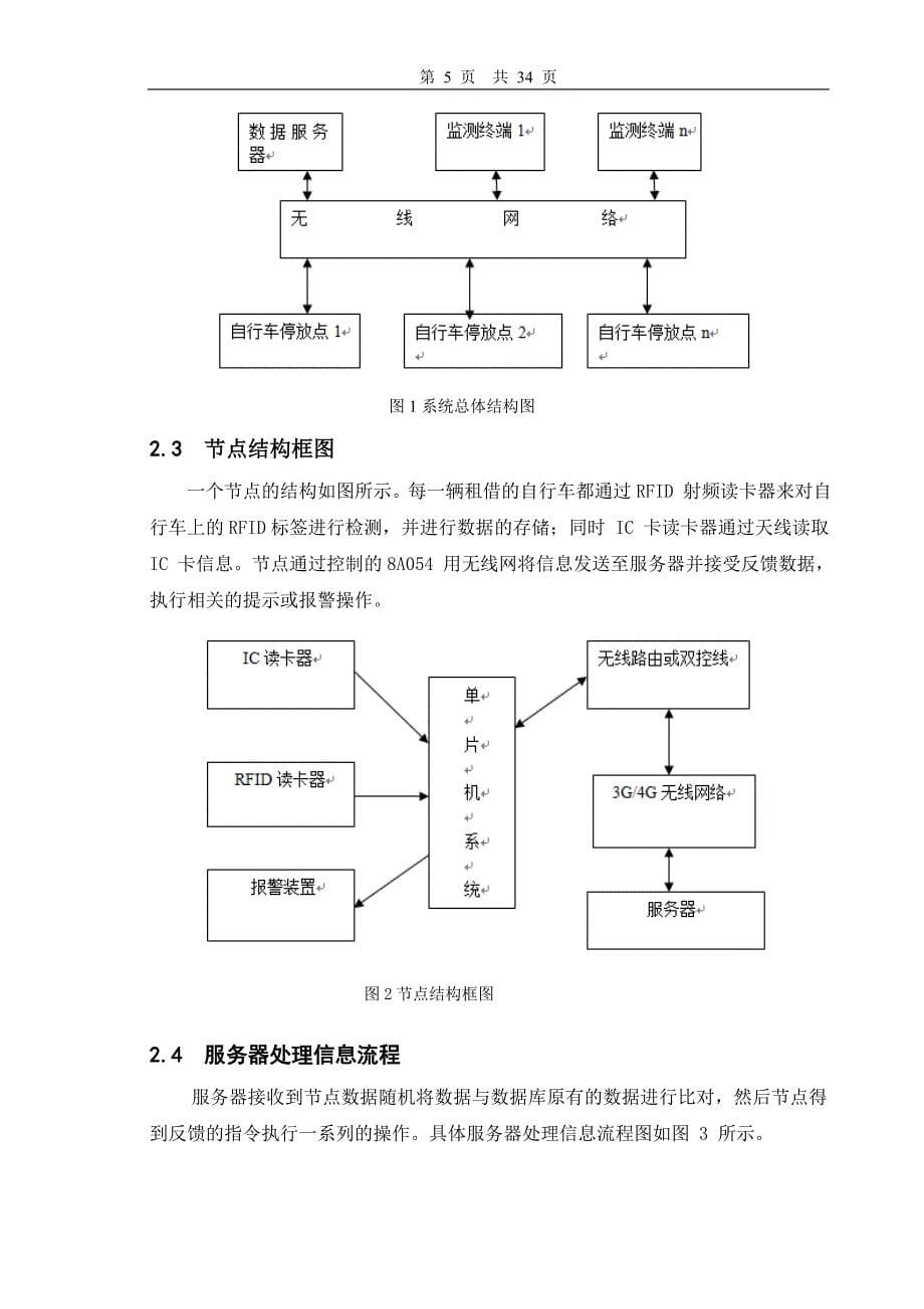 基于无线网的公共自行车管理设计硬件部分毕业设计p34_第5页