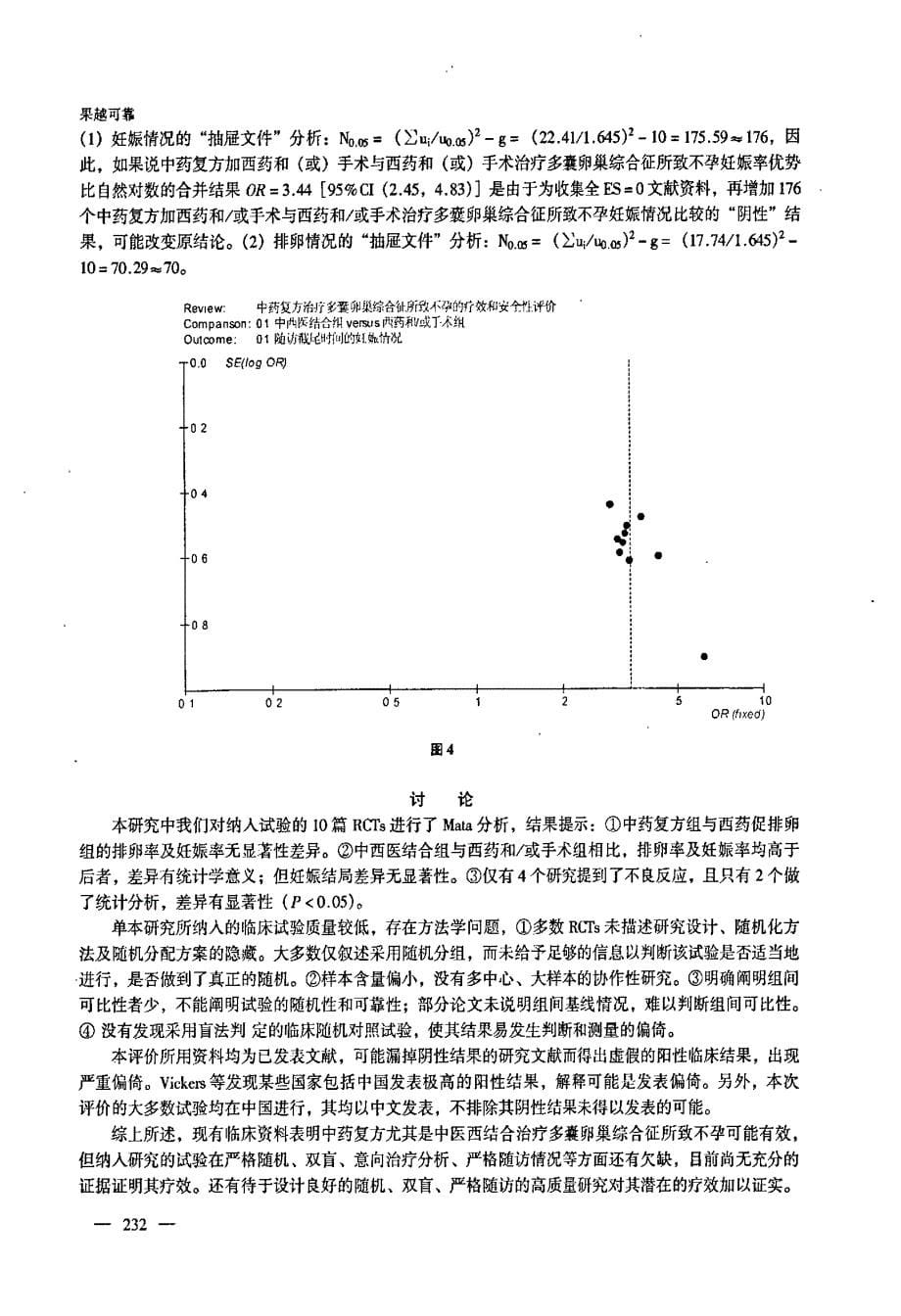 B63中药复方治疗多囊卵巢综合征所致不孕的系统评价_第5页