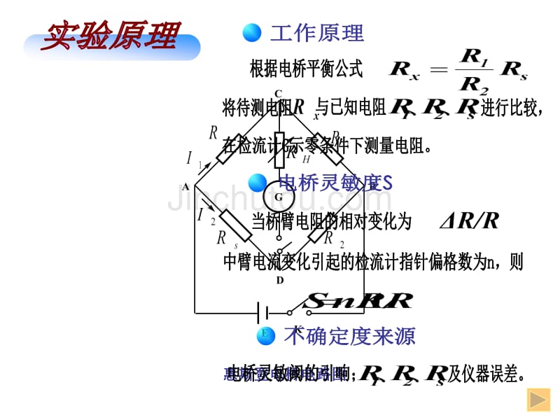 实验10  直流电桥及应用(课)有动画_第3页